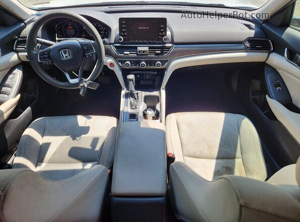 1HGCV1F19LA003550 2020 HONDA ACCORD White Vista del salpicadero