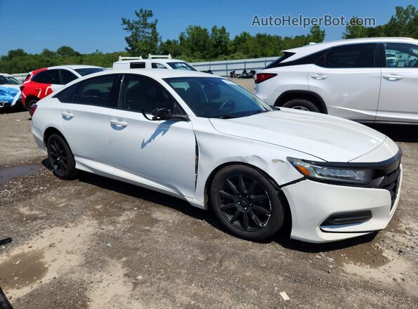 1HGCV1F19LA003550 2020 HONDA ACCORD White Delantero derecho