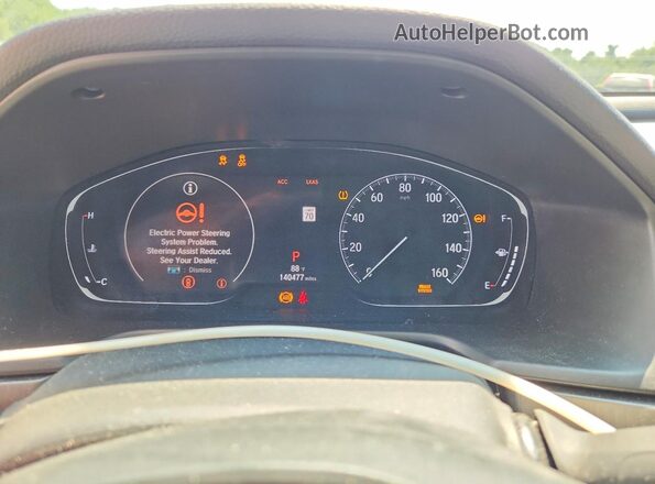 1HGCV1F19LA003550 2020 HONDA ACCORD White Vista del cuadro de instrumentos