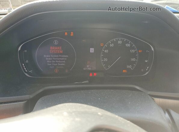 1HGCV1F19LA040226 2020 HONDA ACCORD Silver Вид щитка приладів