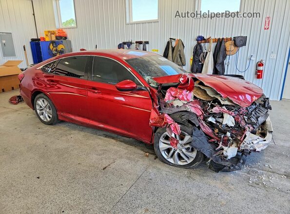 1HGCV1F19LA048083 2020 HONDA ACCORD Red Delantero derecho