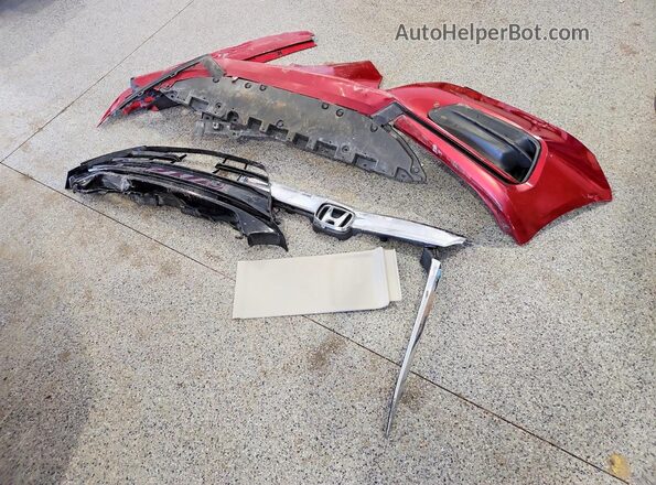 1HGCV1F19LA048083 2020 HONDA ACCORD Red Vista del compartimento del motor