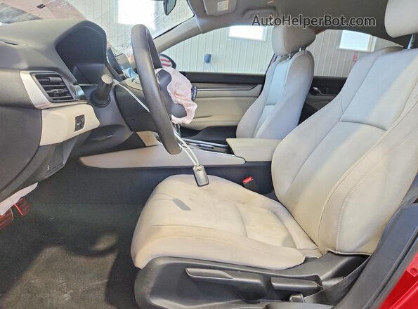1HGCV1F19LA048083 2020 HONDA ACCORD Red Vista interior delantera
