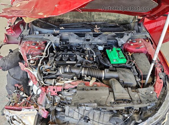 1HGCV1F19LA048083 2020 HONDA ACCORD Red Vista interior trasera