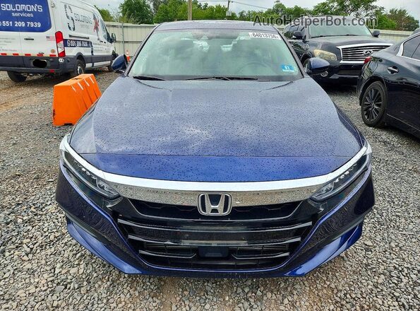 1HGCV1F19LA065577 2020 HONDA ACCORD Blue წინა ხედი