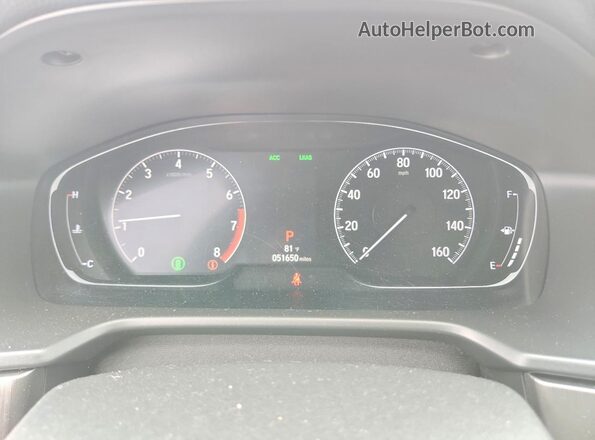 1HGCV1F19LA065577 2020 HONDA ACCORD Blue ხელსაწყოთა პანელის ხედი