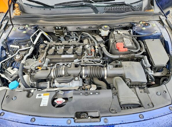 1HGCV1F19LA065577 2020 HONDA ACCORD Blue უკანა სალონის ხედი
