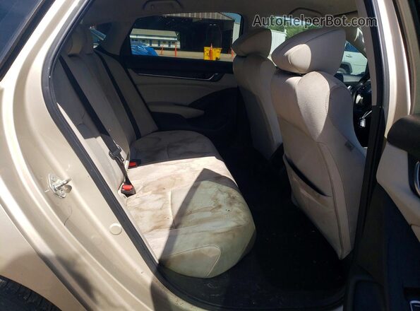 1HGCV1F19LA116592 2020 HONDA ACCORD Tan Вид задніх сидінь