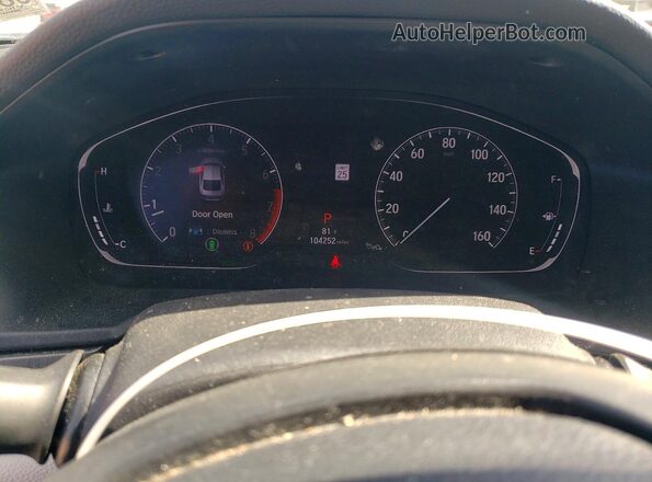 1HGCV1F19LA116592 2020 HONDA ACCORD Tan Вид щитка приладів