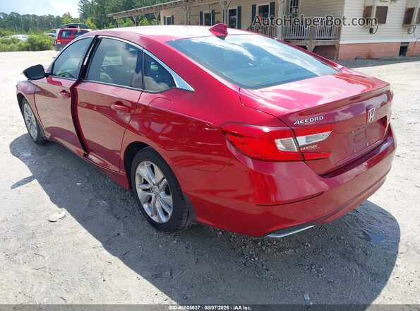 1HGCV1F19LA117547 2020 HONDA ACCORD Красный Задняя левая четверть