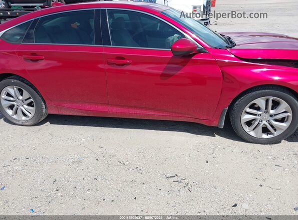 1HGCV1F19LA117547 2020 HONDA ACCORD Красный Вид задней части салона