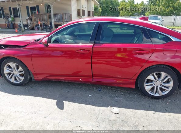 1HGCV1F19LA117547 2020 HONDA ACCORD Красный Панорамный вид салона 360°