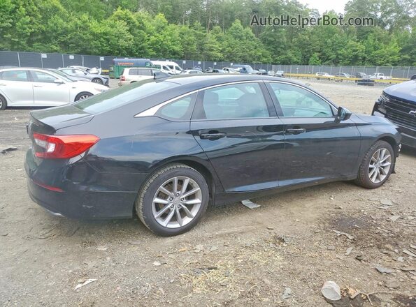 1HGCV1F19MA002285 2021 HONDA ACCORD Черный Задняя правая четверть