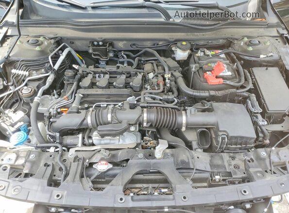 1HGCV1F19MA002285 2021 HONDA ACCORD Черный Вид задней части салона