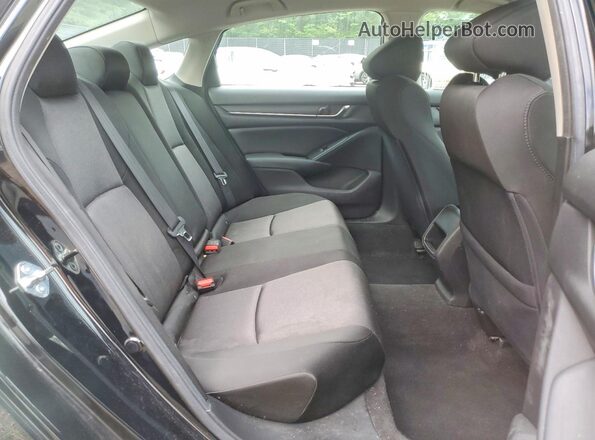 1HGCV1F19MA002285 2021 HONDA ACCORD Черный Вид задних сидений