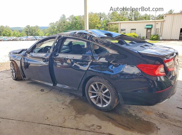 1HGCV1F19MA006398 2021 HONDA ACCORD Black Trasero izquierdo
