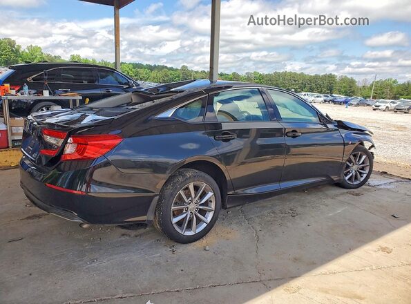 1HGCV1F19MA006398 2021 HONDA ACCORD Black Trasero derecho