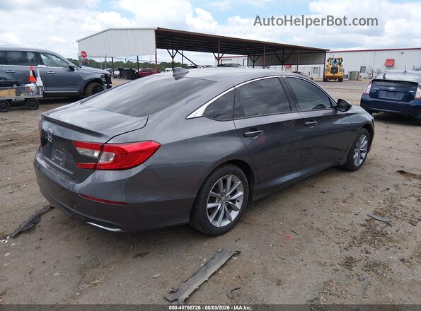 1HGCV1F19MA062891 2021 HONDA ACCORD Gray Задня права чверть