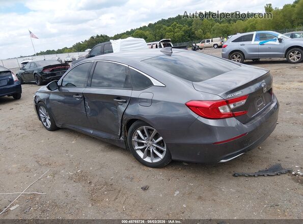 1HGCV1F19MA062891 2021 HONDA ACCORD Gray Задня ліва чверть