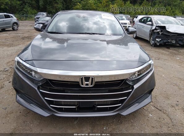 1HGCV1F19MA062891 2021 HONDA ACCORD Gray Вид щитка приладів