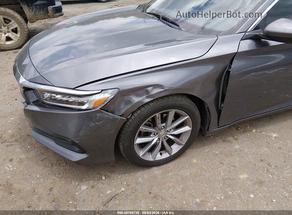 1HGCV1F19MA062891 2021 HONDA ACCORD Gray Вид спереду