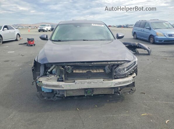 1HGCV1F19NA007097 2022 HONDA ACCORD Серый Вид спереди