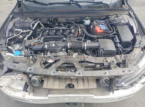 1HGCV1F19NA007097 2022 HONDA ACCORD Серый Вид задней части салона