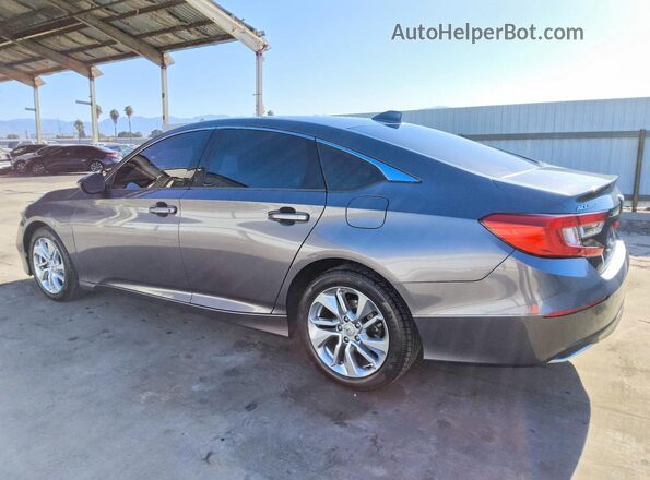 1HGCV1F1XJA127906 2018 HONDA ACCORD Серый Задняя левая четверть