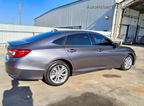 1HGCV1F1XJA127906 2018 HONDA ACCORD Серый Задняя правая четверть