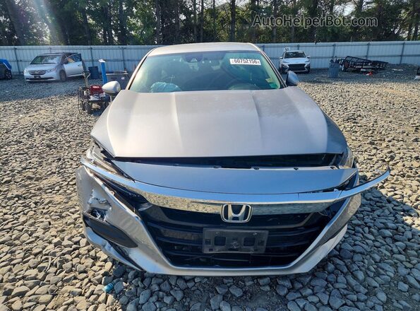 1HGCV1F1XJA138551 2018 HONDA ACCORD Silver წინა ხედი