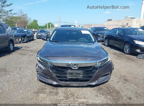 1HGCV1F1XJA235040 2018 HONDA ACCORD Gray Սարքավորումների վահանակի տեսք