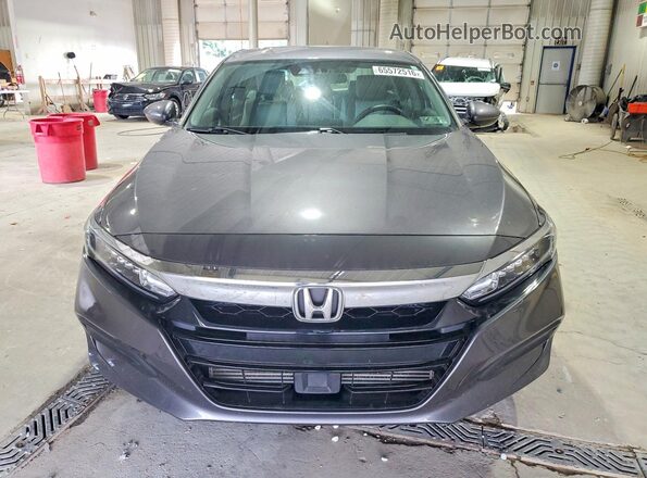 1HGCV1F1XJA264067 2018 HONDA ACCORD Gray წინა ხედი