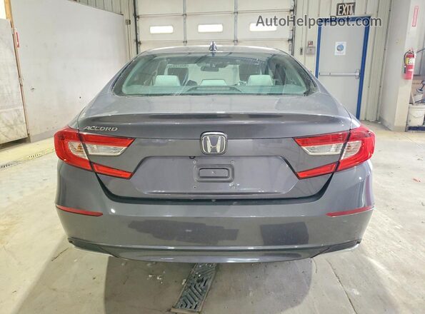 1HGCV1F1XJA264067 2018 HONDA ACCORD Gray უკანა ხედი