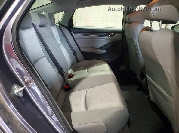 1HGCV1F1XJA264067 2018 HONDA ACCORD Gray უკანა სავარძლების ხედი