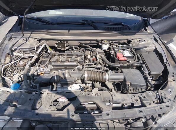1HGCV1F1XKA020033 2019 HONDA ACCORD Gray Rear view