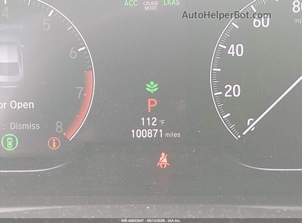 1HGCV1F1XKA020033 2019 HONDA ACCORD Gray 