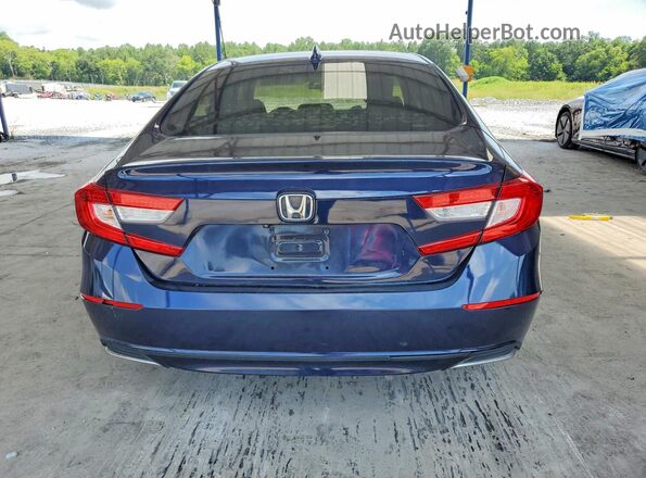 1HGCV1F1XKA043957 2019 HONDA ACCORD Blue უკანა ხედი