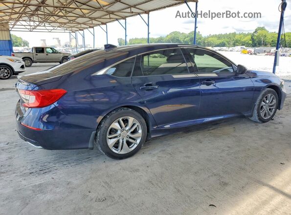 1HGCV1F1XKA043957 2019 HONDA ACCORD Blue უკანა მარჯვენა