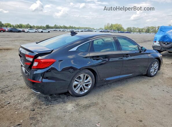 1HGCV1F1XKA049919 2019 HONDA ACCORD Черный Задняя правая четверть