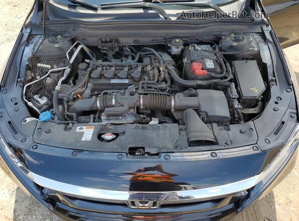 1HGCV1F1XKA049919 2019 HONDA ACCORD Черный Вид задней части салона