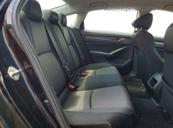 1HGCV1F1XKA049919 2019 HONDA ACCORD Черный Вид задних сидений