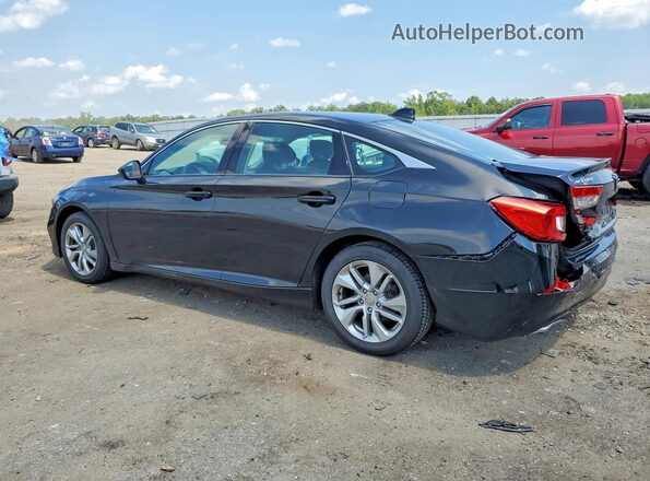 1HGCV1F1XKA049919 2019 HONDA ACCORD Черный Задняя левая четверть
