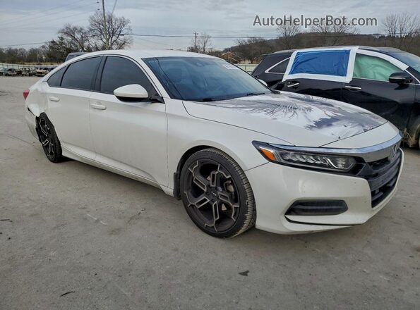1HGCV1F1XKA058250 2019 HONDA ACCORD White Front right
