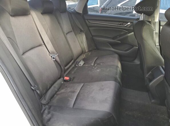 1HGCV1F1XKA058250 2019 HONDA ACCORD White Rear seats view