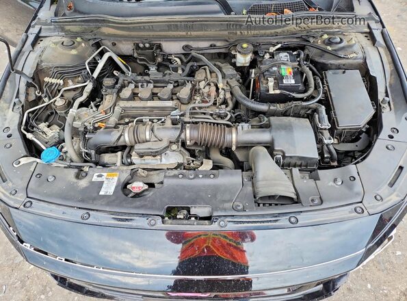 1HGCV1F1XKA086095 2019 HONDA ACCORD Black Вид задньої частини салону