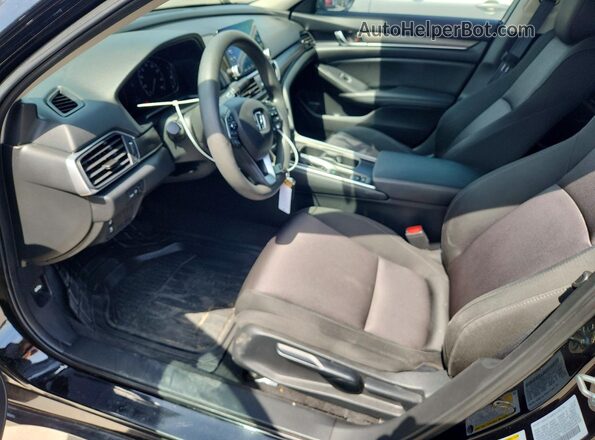 1HGCV1F1XLA052062 2020 HONDA ACCORD Black Vista interior delantera