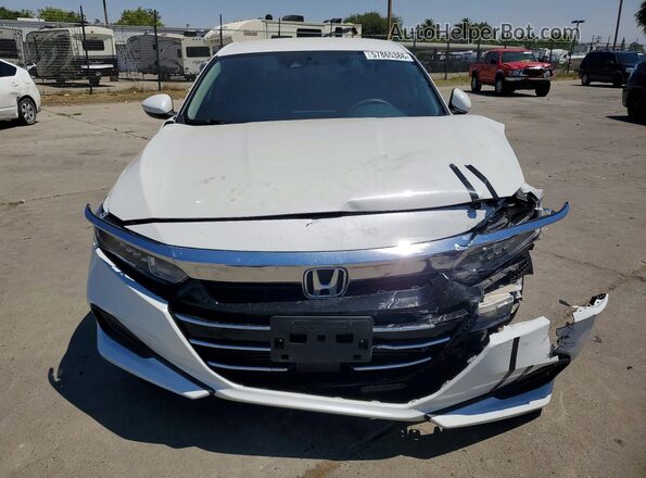 1HGCV1F1XMA020603 2021 HONDA ACCORD White წინა ხედი