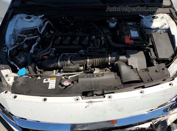 1HGCV1F1XMA020603 2021 HONDA ACCORD White უკანა სალონის ხედი