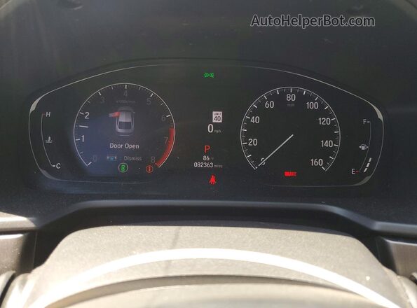 1HGCV1F1XMA020603 2021 HONDA ACCORD White ხელსაწყოთა პანელის ხედი
