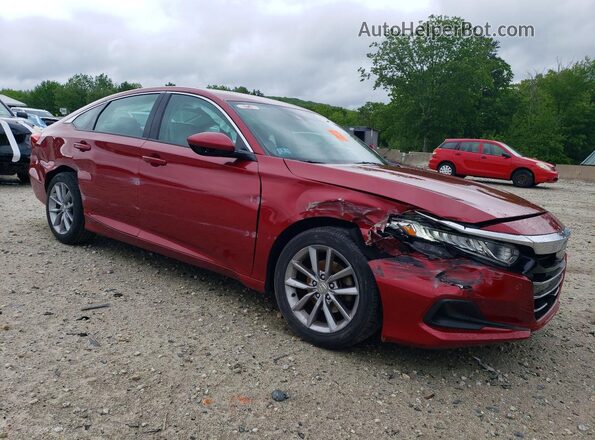 1HGCV1F1XMA036056 2021 HONDA ACCORD Red წინა მარჯვენა